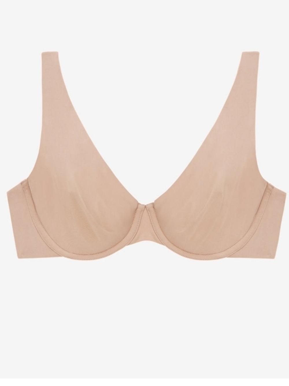 NWOT ThirdLove 24/7 Second Skin Unlined Bra Taupe Size 36D - Picture 4 of 14